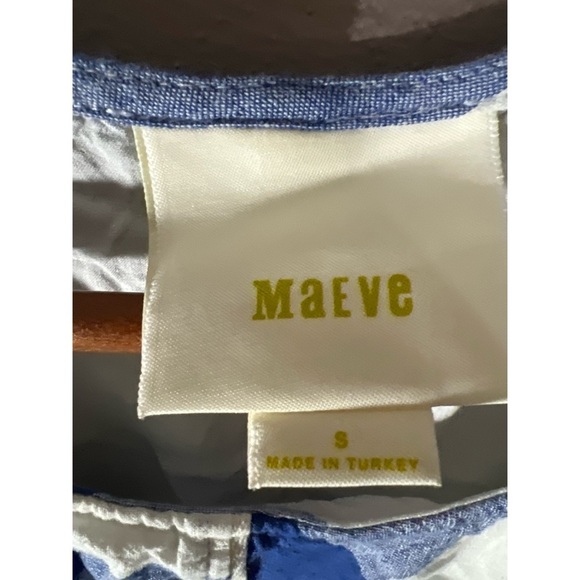 Maeve Blue and White Checkered Dress - Picture 2 of 2